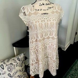 Short-sleeve Maurices lace dress